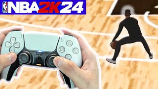 1 TALL GUARD BEST DRIBBLE TUTORIAL w HANDCAM for BEGINNERS  ADVANCED in NBA 2K24 [upl. by Ric]