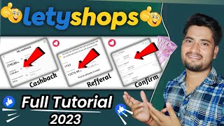 Letyshop Best Cashback Apps Full tutorial 2023  Earning proof  missing cashback  withdrawal [upl. by Raines]