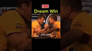 Denis cyplenkov vs John berzkn Denis dream win 2010 armwrestler unfrezzmyaccount viralshorts [upl. by Shannon]