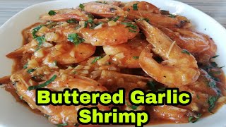 BUTTERED GARLIC SHRIMP  PANG KARINDERYA QUICK AND EASY RECIPE  JHENZIE FILES [upl. by Yoral]