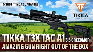 Tikka T3X TAC A1  Best Long Range Rifle Right out of the Box [upl. by Chladek]