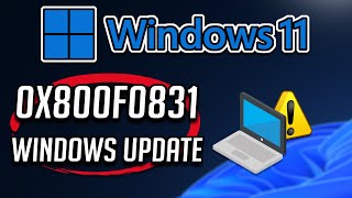 Solucion Error Windows Update 0x800f0831 en Windows 11  10  Tutorial [upl. by Portingale]