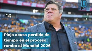 ENTREVISTA I El Piojo Herrera acusa pérdida de tiempo en el proceso rumbo al Mundial 2026 [upl. by Skelly]