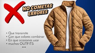 CHAQUETA ACOLCHADA → Como combinar y vestirlas  muchos OUTFITS para hombre [upl. by Ehtyaf]