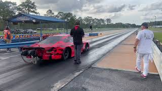 Pro charger race at Gulfport Dragway  grudge racing [upl. by Ottinger909]