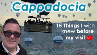 Cappadocia Turkey 15 Things I Wish I knew Before My Visit [upl. by Pearman]