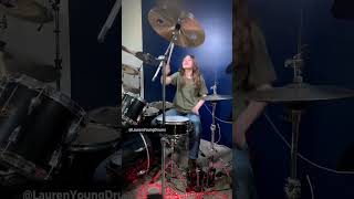 Metallica  One Drum Cover  Drummer Cam Performed Live by Female Teen Drummer Lauren Young [upl. by Eidnak]