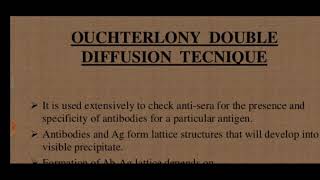 Topic ouchterlony double diffusion practical [upl. by Allcot]