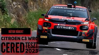 Bútor Róbert  Citroen C3 WRC  Cered teszt 20230608 [upl. by Forcier]