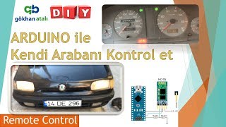 ARDUINO ile GERÇEK ARABA KONTROLÜ [upl. by Elokcin]