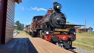 C17 971  SDSR Steam Train  Stanthorpe to Toowoomba  30102022 [upl. by Eugnimod]