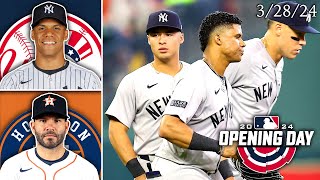 New York Yankees  Houston Astros  Opening Day Highlights  32824 [upl. by Amati]