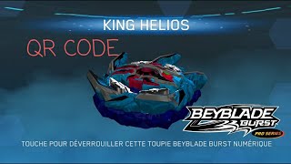 KING HELIOS PRO SERIES QR CODE BEYBLADE BURST PRO SERIES APP UPDATE 111 [upl. by Hume16]