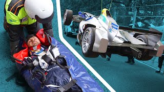 What Happens When You Crash A Formula E Car [upl. by Alyehc]