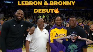 LeBron amp Bronny DEBUT Los Angeles Lakers vs Minnesota Timberwolves Full Game Highlights [upl. by Koffler159]