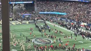 Army and Navy take the field in the 124th ArmyNavy Game [upl. by Norven]