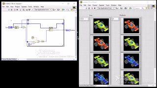 LabVIEW Array Example with Racecars [upl. by Anomas]