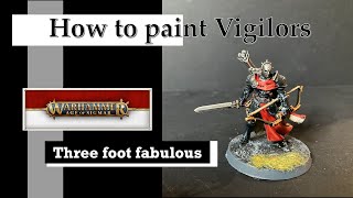 How to paint Stormcast Eternals Vigilors [upl. by Atwahs363]