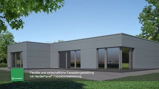 Fassadenverkleidung mit HardiePanel®  Installationsvideo [upl. by Black]