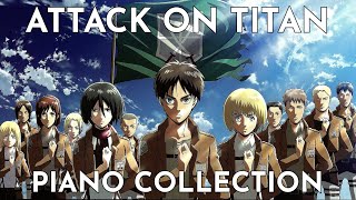 Attack on Titan Piano Collection  Peaceful Remixes StudySleepRelaxationChill [upl. by Procto]