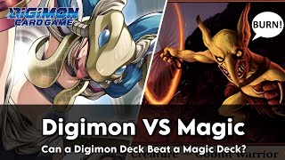 Can a Digimon Deck Beat a Magic Deck [upl. by Winona889]