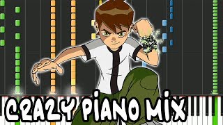 Crazy Piano Mix quotBEN 10quot Theme Song [upl. by Lleruj]