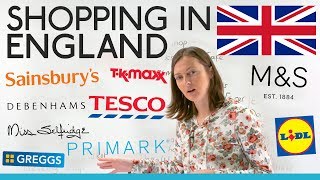 Shopping in England Everything you need to know [upl. by Notxap]