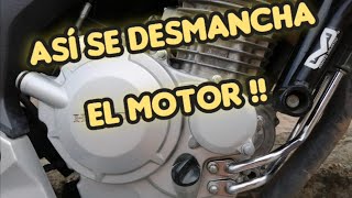 Así SE DESMANCHA EL MOTOR fácil y económico [upl. by Eatnwahs]