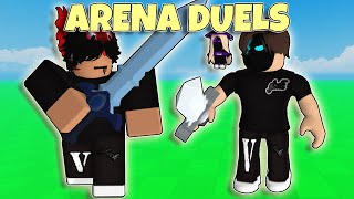 The new ARENA DUELS mode is INSANE Roblox Bedwars [upl. by Ecikram]