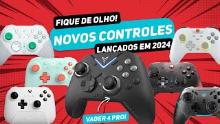 NOVOS GAMEPADS DE 2024 VADER 4 PRO G6 PRO 8BITDO ULTIMATE 3 GAMESIR e NOVA TECNOLOGIA ANTI DRIFT [upl. by Anowahs683]