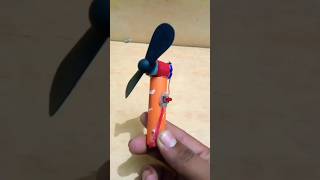 making a minni electric fan with dc motor science project shortsviralshortytsearch shoetsviral [upl. by Ennaoj]