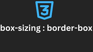 CSS boxsizing  borderbox [upl. by Keon558]