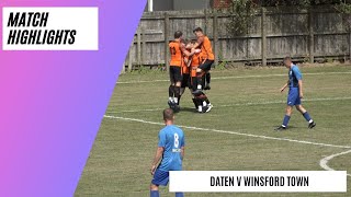 Controversial Opening Goal  Daten FC v Winsford Town  Extended Highlights [upl. by Ennaehr]