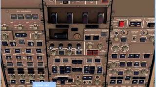 FSX PMDG 747400 Cold and Dark tutorial [upl. by Belvia]