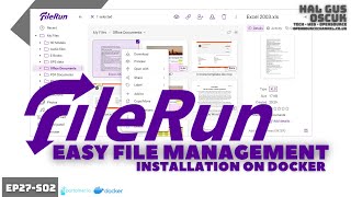 How to install Filerun on Docker using Portainer [upl. by Ennahs]