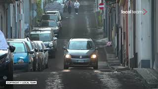 Zafferana cade cenere  si torna a spazzare [upl. by Gurl909]