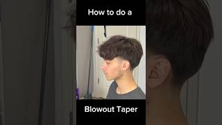 Step by step Blowout Taper shorts taper [upl. by Pelletier]