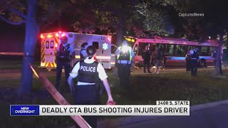 CTA passenger killed bus driver wounded in Bronzeville shooting overnight [upl. by Elbart]