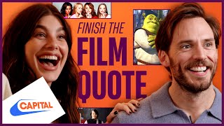 Sam Claflin amp Camila Morrone  Finish The Film Quote  Capital [upl. by Anazraf]