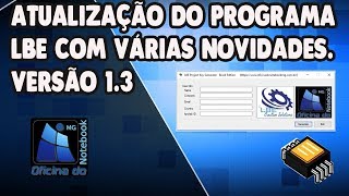 Nova versão do programa LBE extrator de bios Atualização 13 [upl. by Ydnerb]