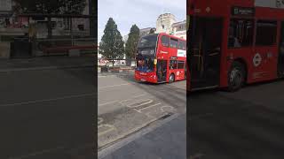 London Bus Route 53 at Woolwich Arsenal Station on E400 Hybrid 12326 SL14LNR [upl. by Maclay251]