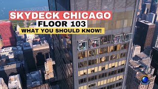 Skydeck Ledge Chicago IL Willis Tower 103rd Floor [upl. by Aemat130]