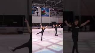 Aliona Kostornaia Death Spiral shorts kostornaia figureskating [upl. by Anyotal]