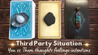 Third Party Situation ❤️‍🩹 YOU vs THEM ❤️‍🩹 Thoughts Feelings Pick a Card Tarot Love Reading [upl. by Shandie]