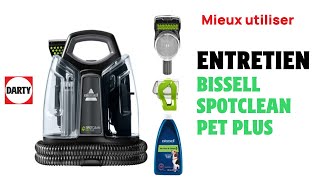 Entretien du nettoyeur BISSELL SpotClean Pet Plus [upl. by Eadwine526]