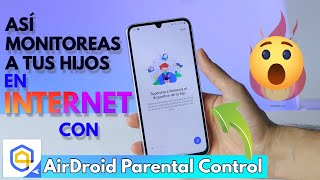 Con esta APP puedes monitorear a TUS HIJOS EN INTERNET  AirDroid Parental Control 😲 [upl. by Pallas]