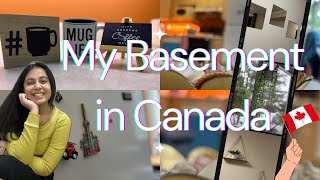 See where I live in Canada amp how much it costs  Basement Tour internationalstudents immigration [upl. by Joon]