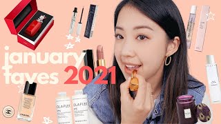 JANUARY FAVES 2021  Chanel Louboutin Eyenvy Chantecaille WULT Olaplex Voluspa [upl. by Asenej]