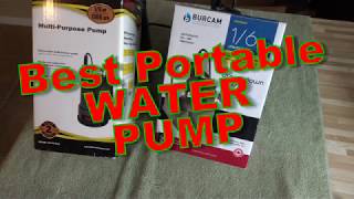 Best Water Pump Red Lion VS Burcam Portable Pump [upl. by Templer]