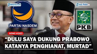 PEDAS SINDIRAN Ketum PAN Soal NasdemPKB Merapat  Dulu Saya Dukung Prabowo Dibilang Murtad [upl. by Yzus441]